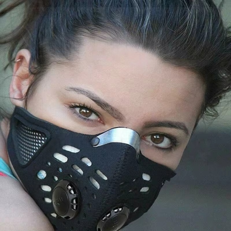 1 قطعة قناع وجه مع فلتر قابل ل - مراجعة Anti Pollution Mask وسعره