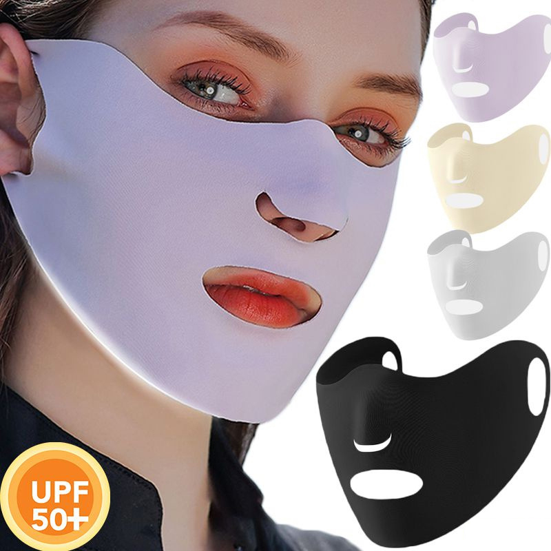 قناع واقي من الشمس من الحرير ا - مراجعة Sports Mask Breathable وسعره