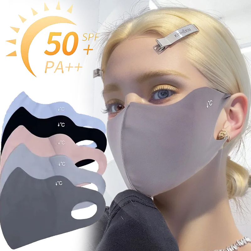 قناع وجه للحماية من الشمس في ا - مراجعة Cloth Face Mask Washable وسعره